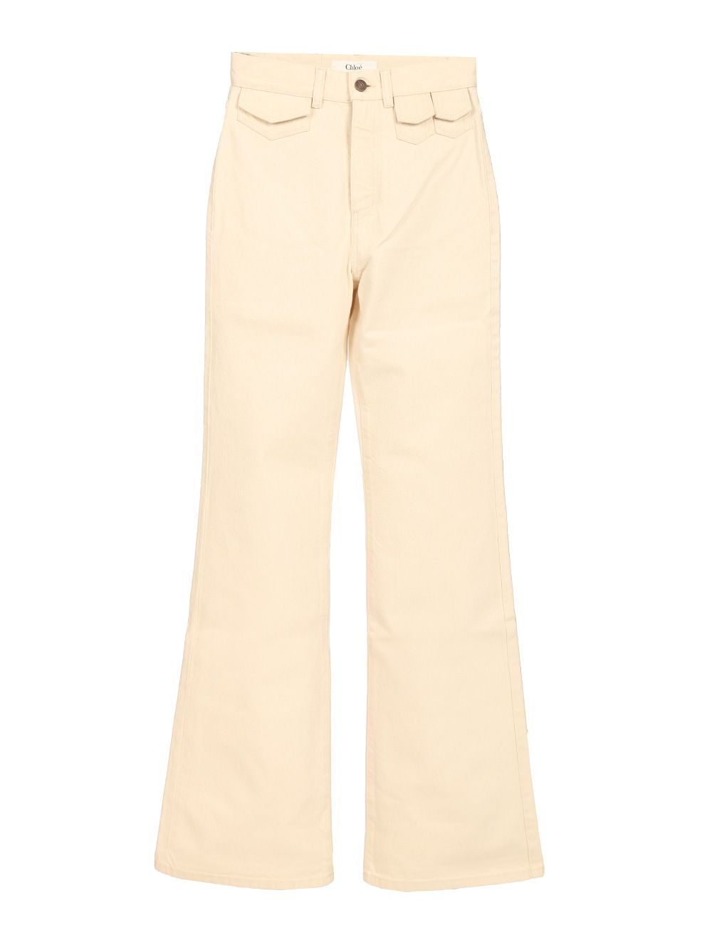 Chloe' Flare Jeans - White | de257a136bddc9cc4747094c065971e17b0c2964