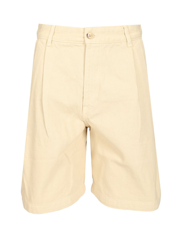Maison KitsunÉ Pleated Shorts Trousers - Beige | bf37cf051149e37d1d2658be4a7196addfead1ac