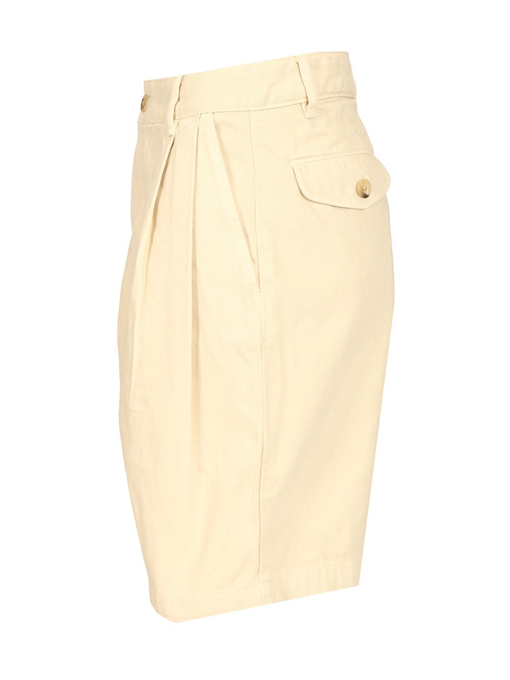 Maison KitsunÉ Pleated Shorts Trousers - Beige | 4b0323ccd6a265637e8065208431a5d77b90c051