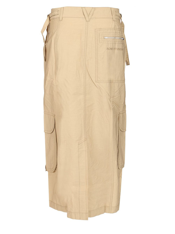 Acne Studios Cargo Skirt Skirts - Beige | 55dbc25de8a991f0f098811dc474601170819197