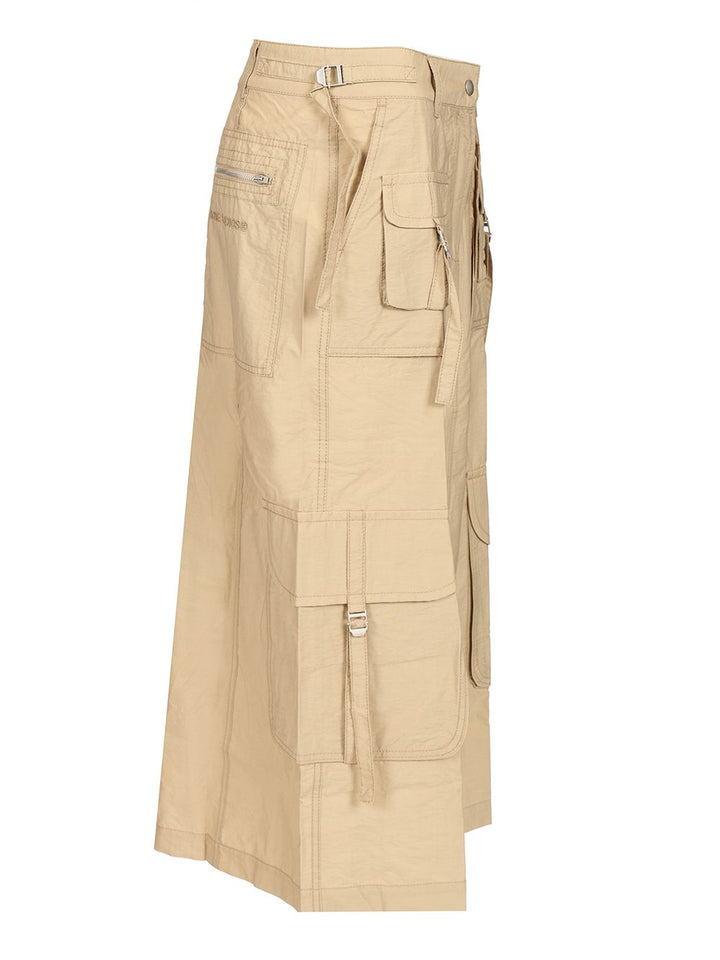 Acne Studios Cargo Skirt Skirts - Beige | f16707f730ecfaf67f7c9c376266355507eff697