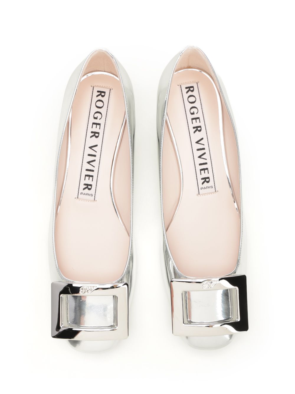 Roger Vivier U Look Silver Ballerinas Scarpe basse - Silver | 372a80664d6b4af9f1a4e9fbfca6c3e5547e633c