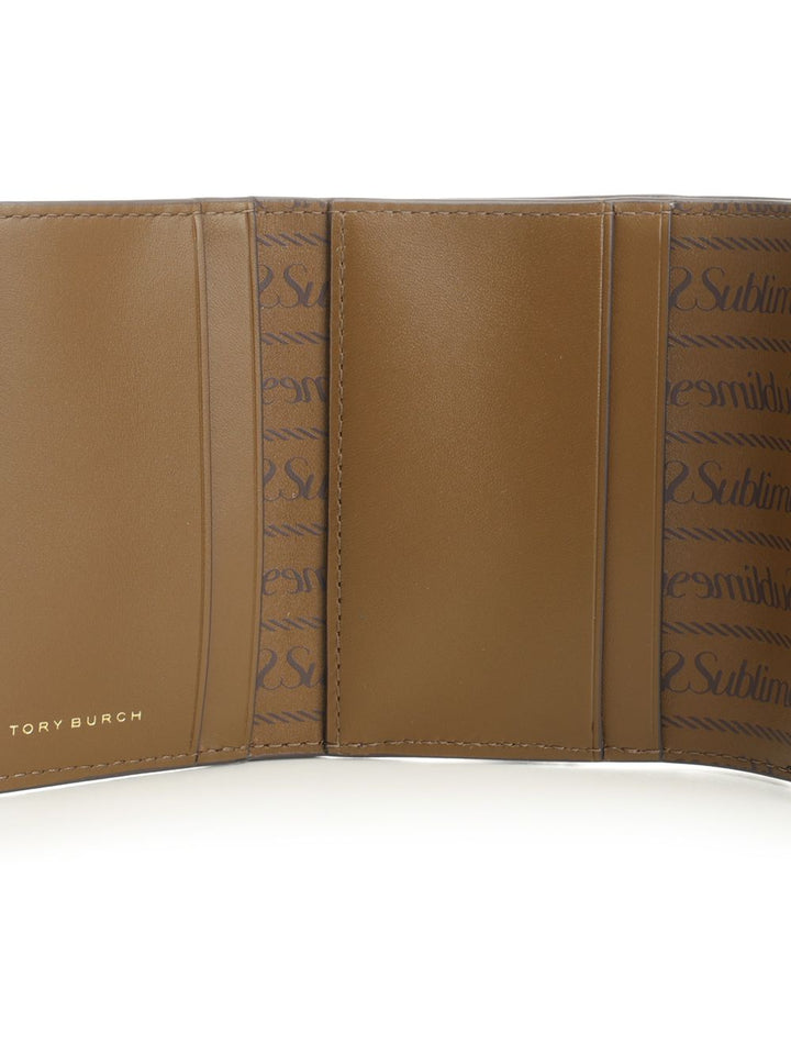 Tory Burch T Monogram Wallets - Brown | 5edf78e6281f058685a7bd07f81e9f576c93b36b