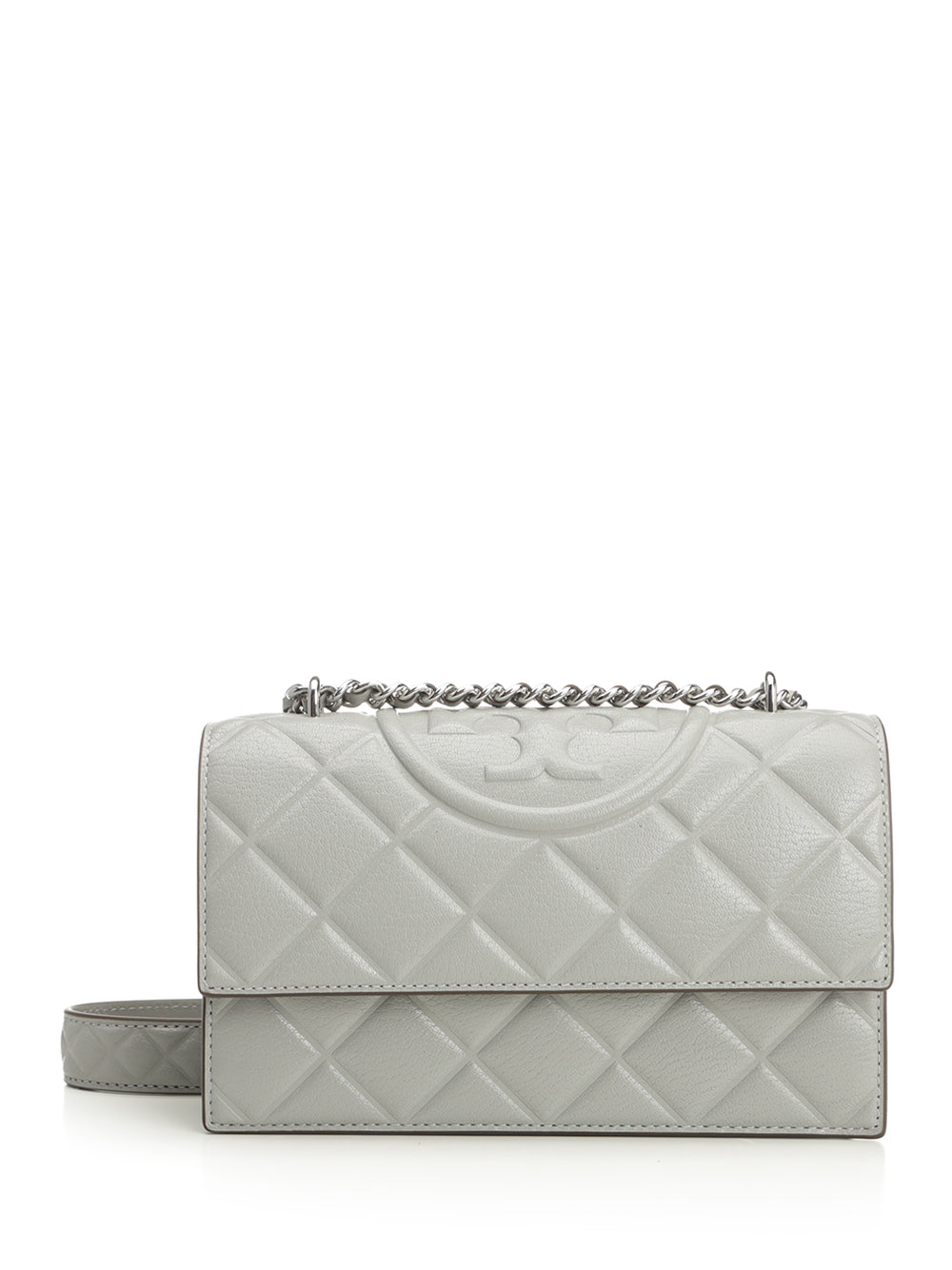 Tory Burch Fleming Shoulder Bags - Grey | 6543bd70c37c8064ad4c18e27bc399c69094ec6a