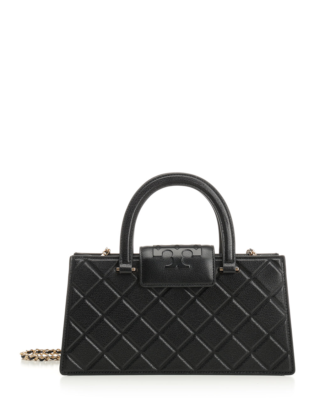 Tory Burch Fleming East-West Handbags - Black | c6104b22537094c850c0fad068c69ecd988dc5b0