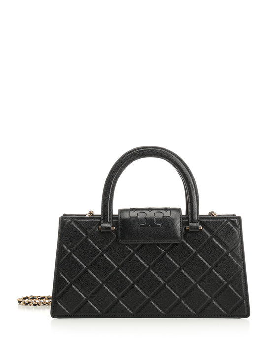 Fleming East-West Handbags Black