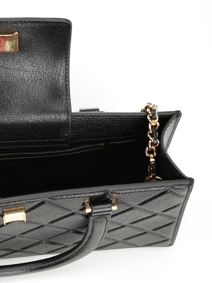 Tory Burch Fleming East-West Handbags - Black | 9592499f48b31f4f478161c9d41c20f9874a112c