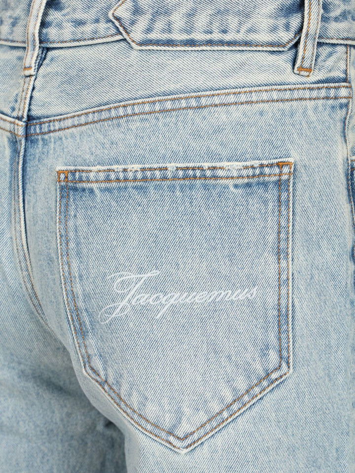 Jacquemus De-Nîmes Venice Denim Trousers Jeans - Light blue | 7a06bd86e68eca3751dc5a2bbfca750ff4bb5ccb