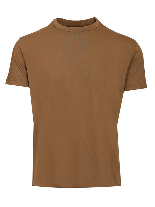 Crew Neck T-Shirt Brown