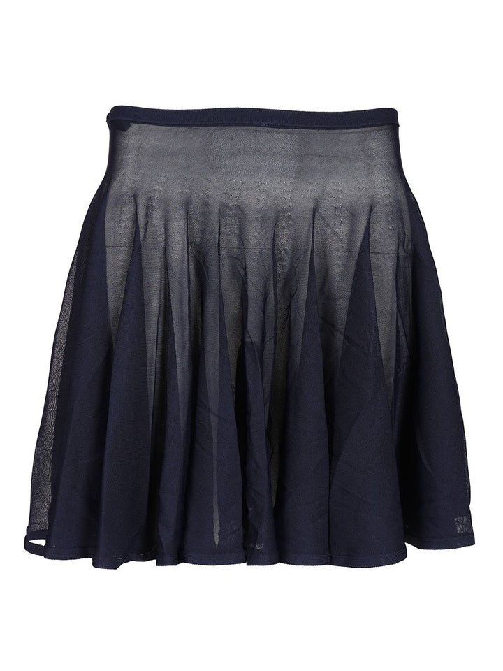 AlaÏA Skater Skirt Skirts - Blue | 8450cb4187610c861f0016643ae355e55a085b31