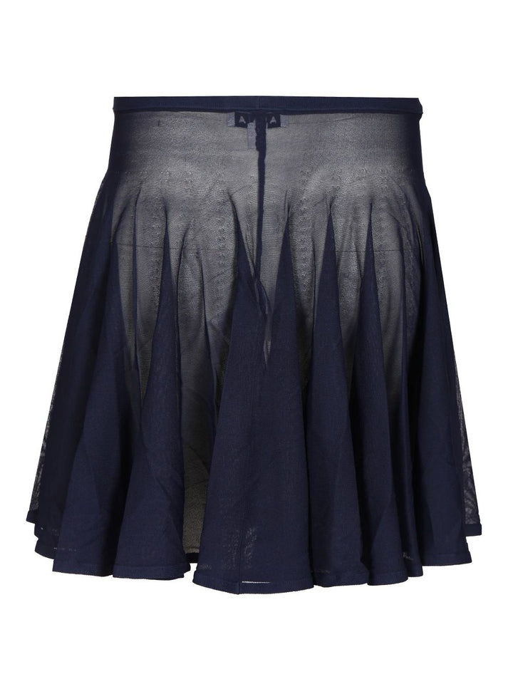 AlaÏA Skater Skirt Skirts - Blue | e4107dca79865a13bf866f7fa45c57a8d8b026e9