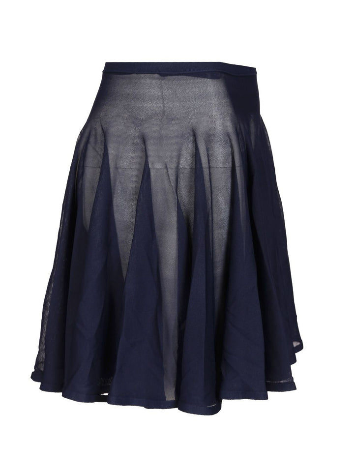 AlaÏA Skater Skirt Skirts - Blue | da2432f8745ff951e59006e6391d5ac6cdc1818b