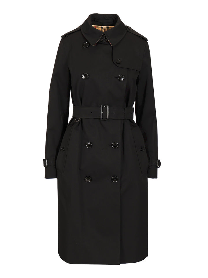 Burberry Heritage Kensington Long Trench Coat Coats - Black | 6b16ea7aa160b6854484d4379ca08458a0294862