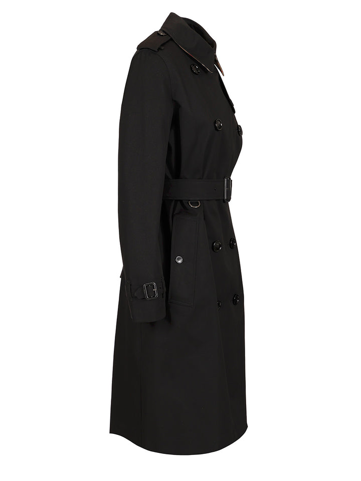 Burberry Heritage Kensington Long Trench Coat Coats - Black | c8fcde2a2b1d4194bd7556458d1203aba22ad06c