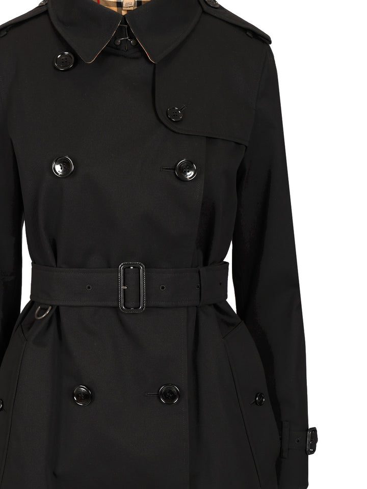 Burberry Heritage Kensington Long Trench Coat Coats - Black | 9ac613e10078081d42a19268594191f698172070