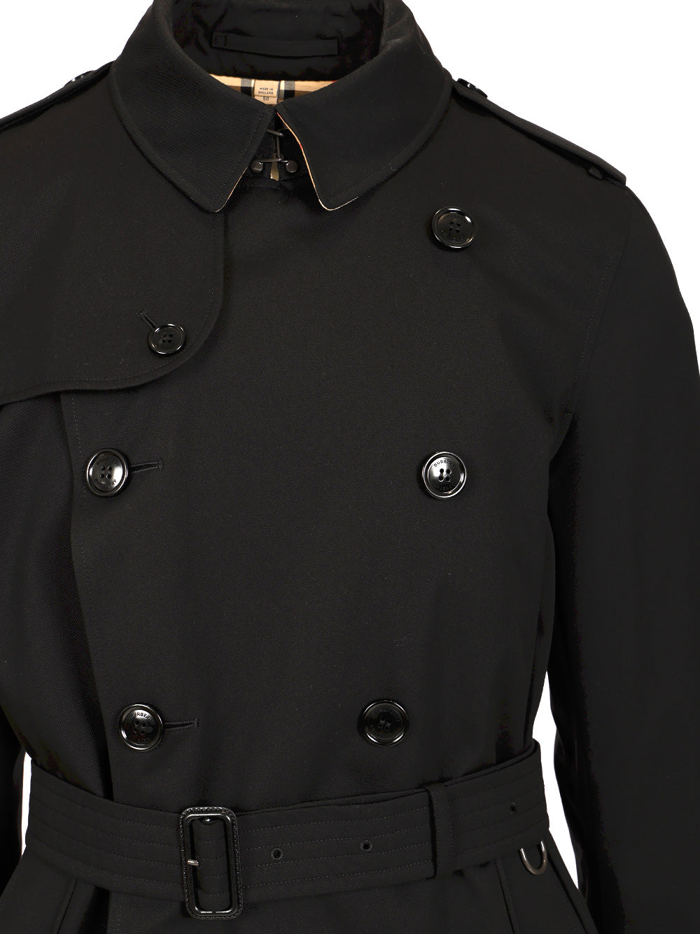 Burberry The Kensington Coats - Black | ac6f97fbcb36cd18fb516ff5ad211d5fb53f0eb8