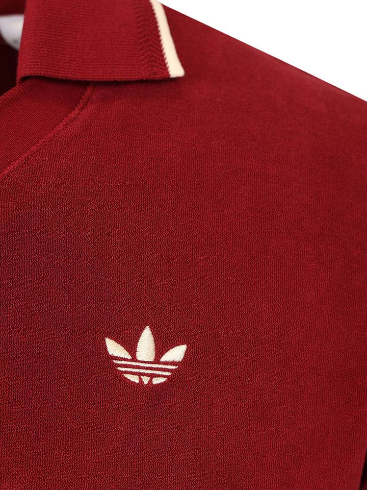 Adidas X Wales Bonner Terry Polo T-Shirt - Bordeaux | 4399ef23e8bc21a544fb572821d4f1da71a02f47