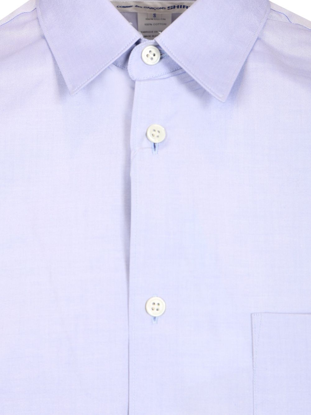 Comme Des GarçOns Shirt Oxford Cotton Shirt T-Shirt - Blue | 3d3b553aa4f981b346d65bc3685f44474882b988