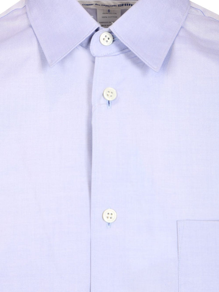 Comme Des GarçOns Shirt Oxford Cotton Shirt T-Shirt - Blue | 3d3b553aa4f981b346d65bc3685f44474882b988