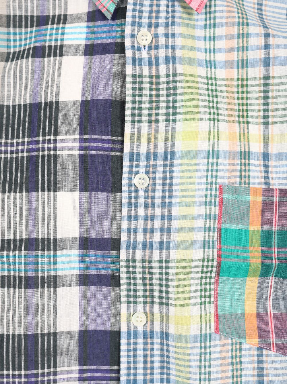 Comme Des GarçOns Shirt Patchwork Shirt Shirts - Multicolor | 4fb5465202a9d65eed62a494de9fe62d12e5ce2f