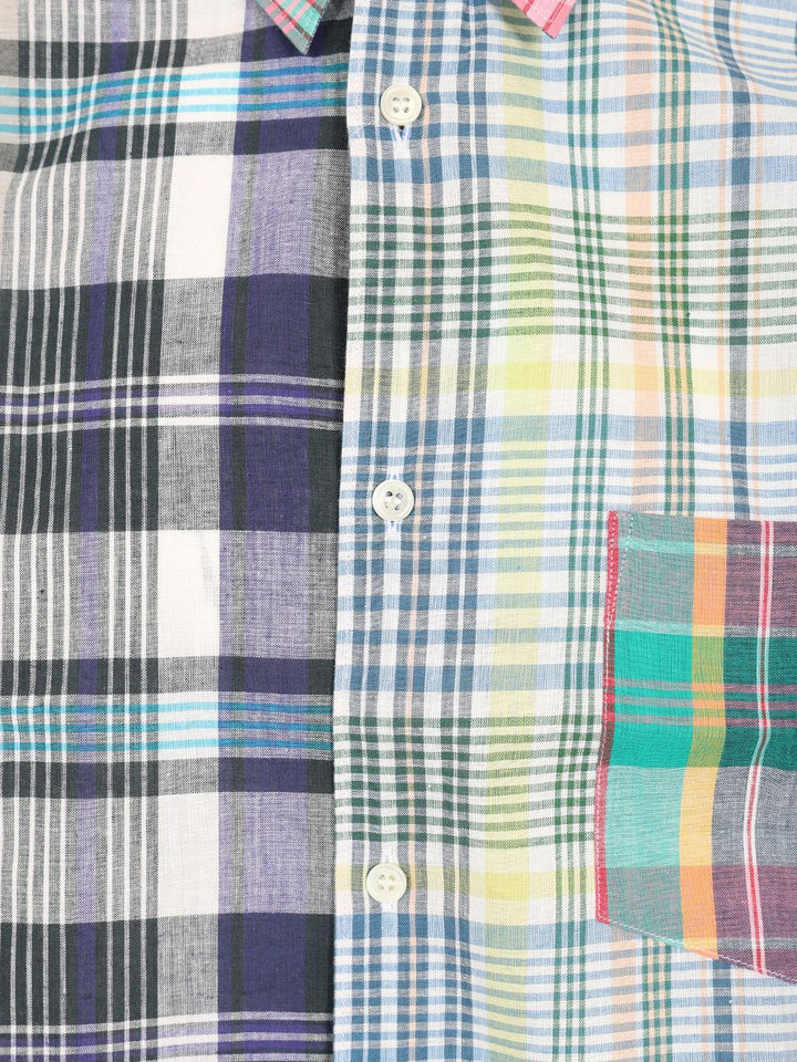 Comme Des GarçOns Shirt Patchwork Shirt Shirts - Multicolor | 4fb5465202a9d65eed62a494de9fe62d12e5ce2f
