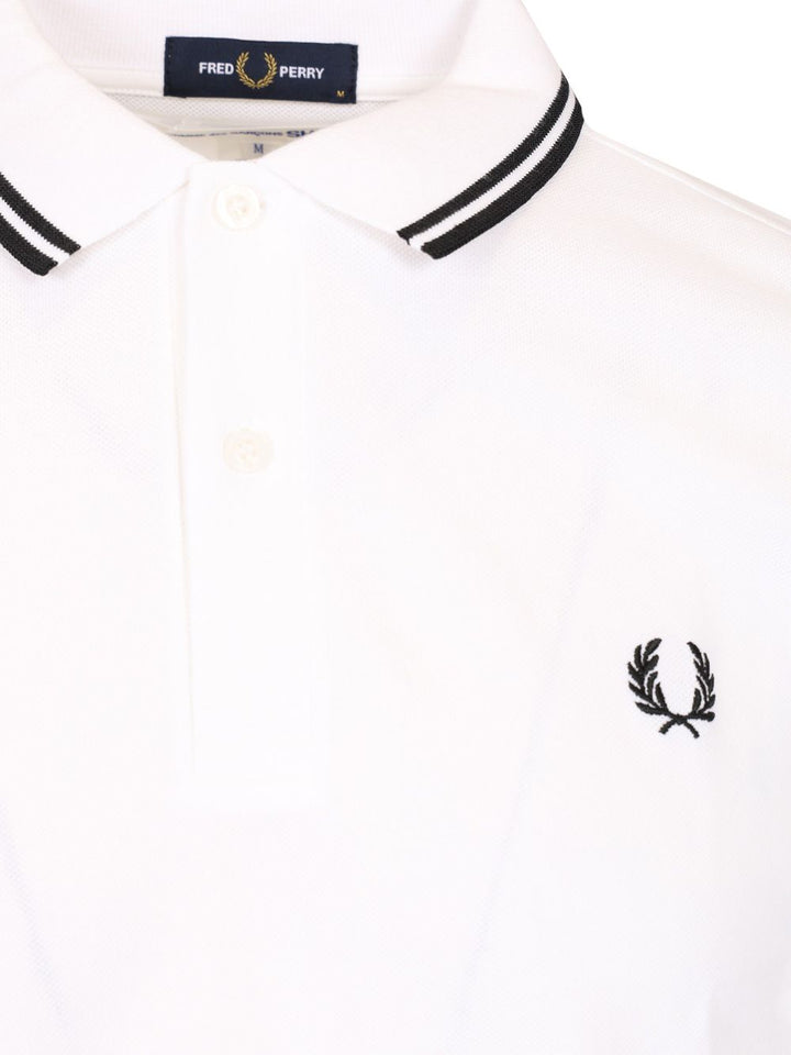 Comme Des GarçOns Shirt Polo Comme Des Garçons Shirt X Fred Perry Polo shirt - White | 2fffbff5a7a11bdf33892ee7e0b6b801a89c3cb9