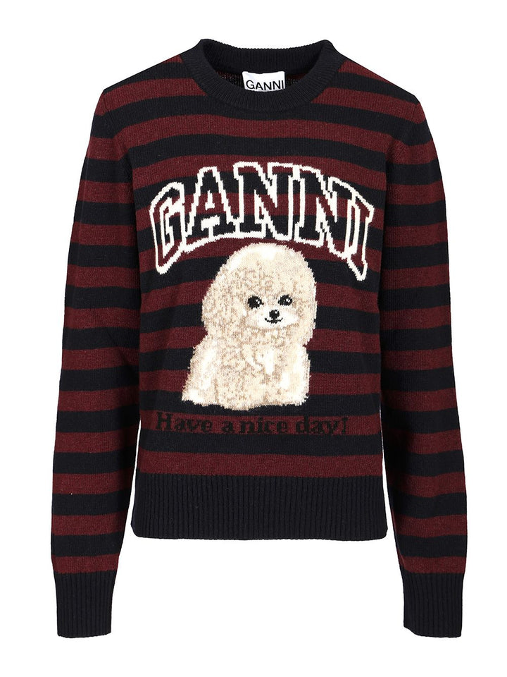 Ganni Striped Sweater Knitwear - Multicolor | acda6bb6003e7d723718f2a926180c404130a987