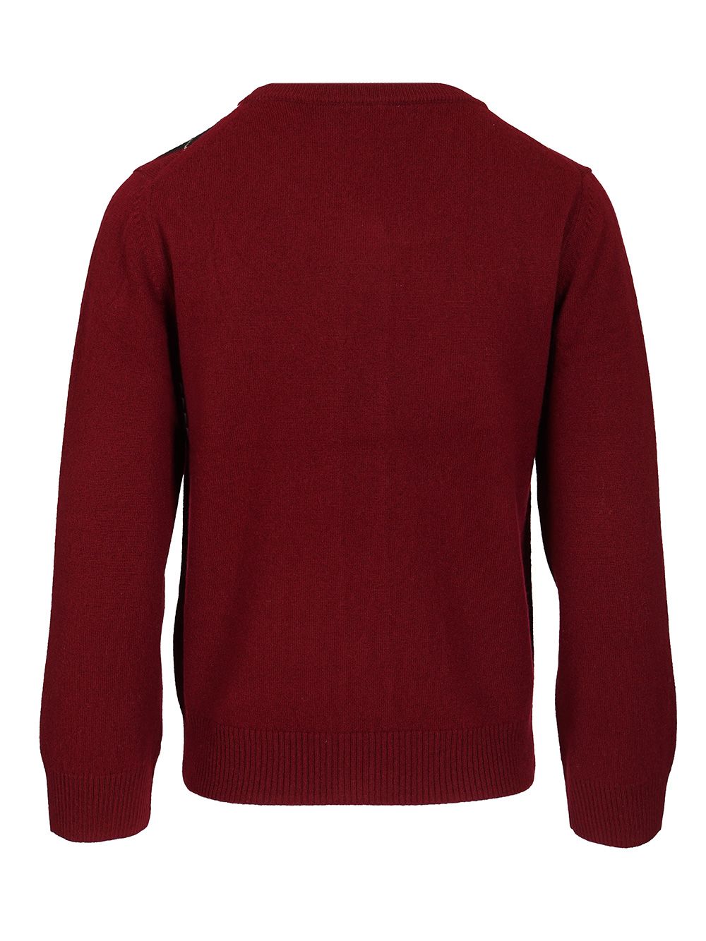 Ganni Checked Cardigan Knitwear - Bordeaux | e4f19759c87db2b92b4bd20ce7a681103e39cabd