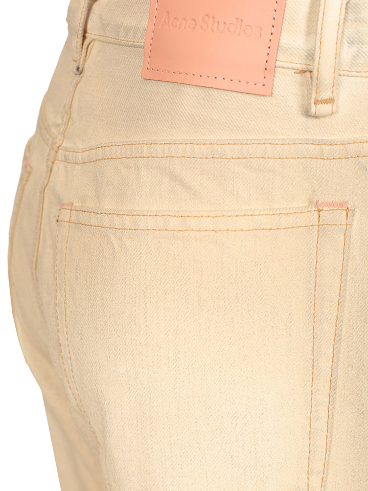 Acne Studios Wide Leg Jeans Trousers - Beige | a7c9233e90083ffee77f7c0077645b7867b58ae8