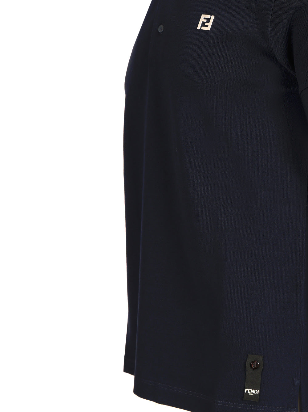 Fendi Piquet Polo Polo shirt - Blue | 0a8aaaf37e012c3440ad0d4ac0a59b2dba153c69