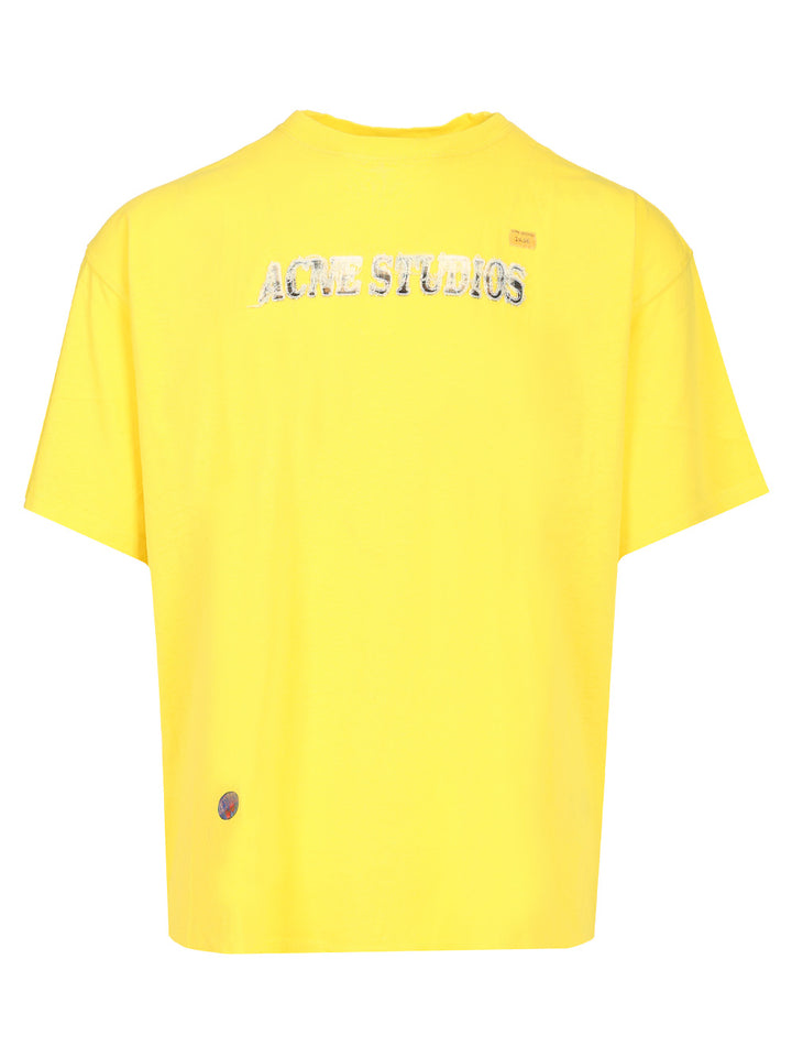 Acne Studios Jersey T-Shirt - Yellow | bdbcdd14859015a2969ee97916a485a11f2c2280