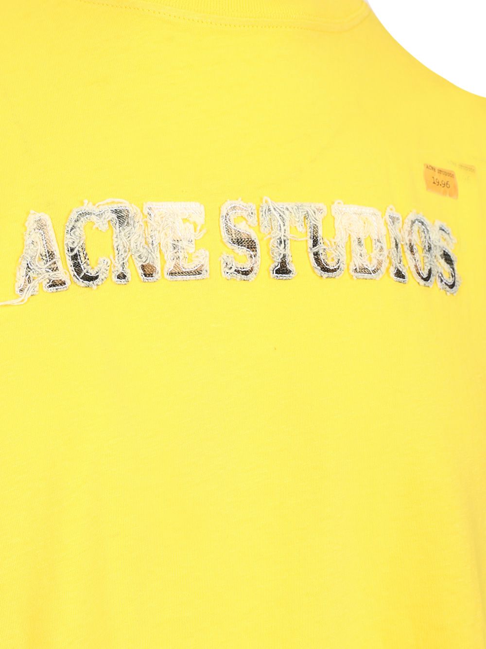 Acne Studios Jersey T-Shirt - Yellow | 8b036beb0f0c40b6208a24ff01bbae5641171489
