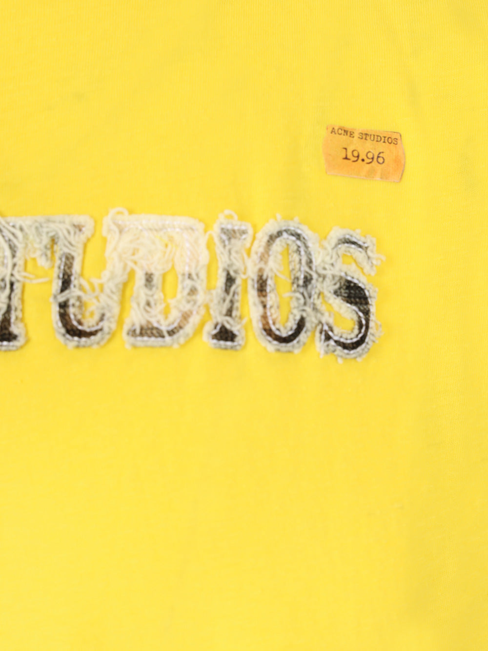 Acne Studios Jersey T-Shirt - Yellow | 9145d5cc56681d633cec813d746983b185de3d1c
