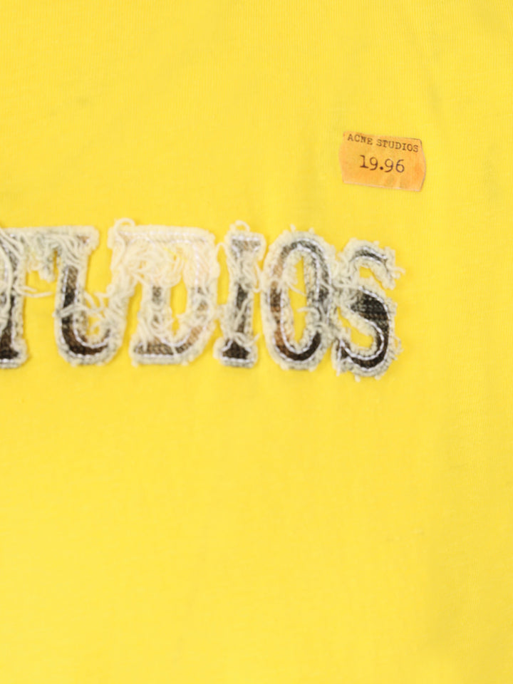Acne Studios Jersey T-Shirt - Yellow | 9145d5cc56681d633cec813d746983b185de3d1c