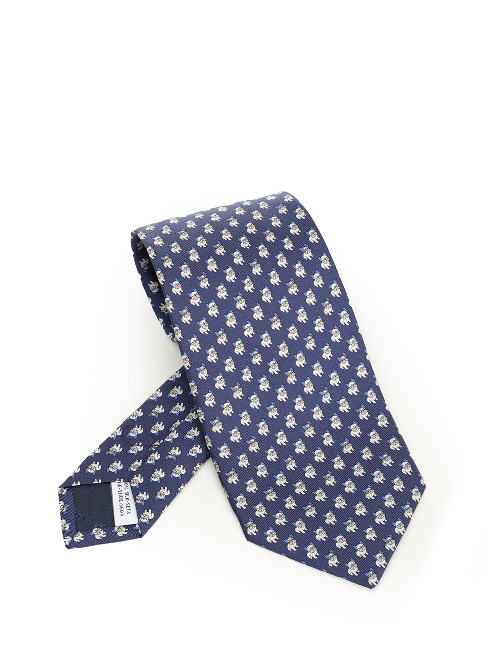 Ferragamo Silk Tie Ties And Bow Ties - Blue | 04b3318b1a1693a0f07c5dce48694825b3d1fe83