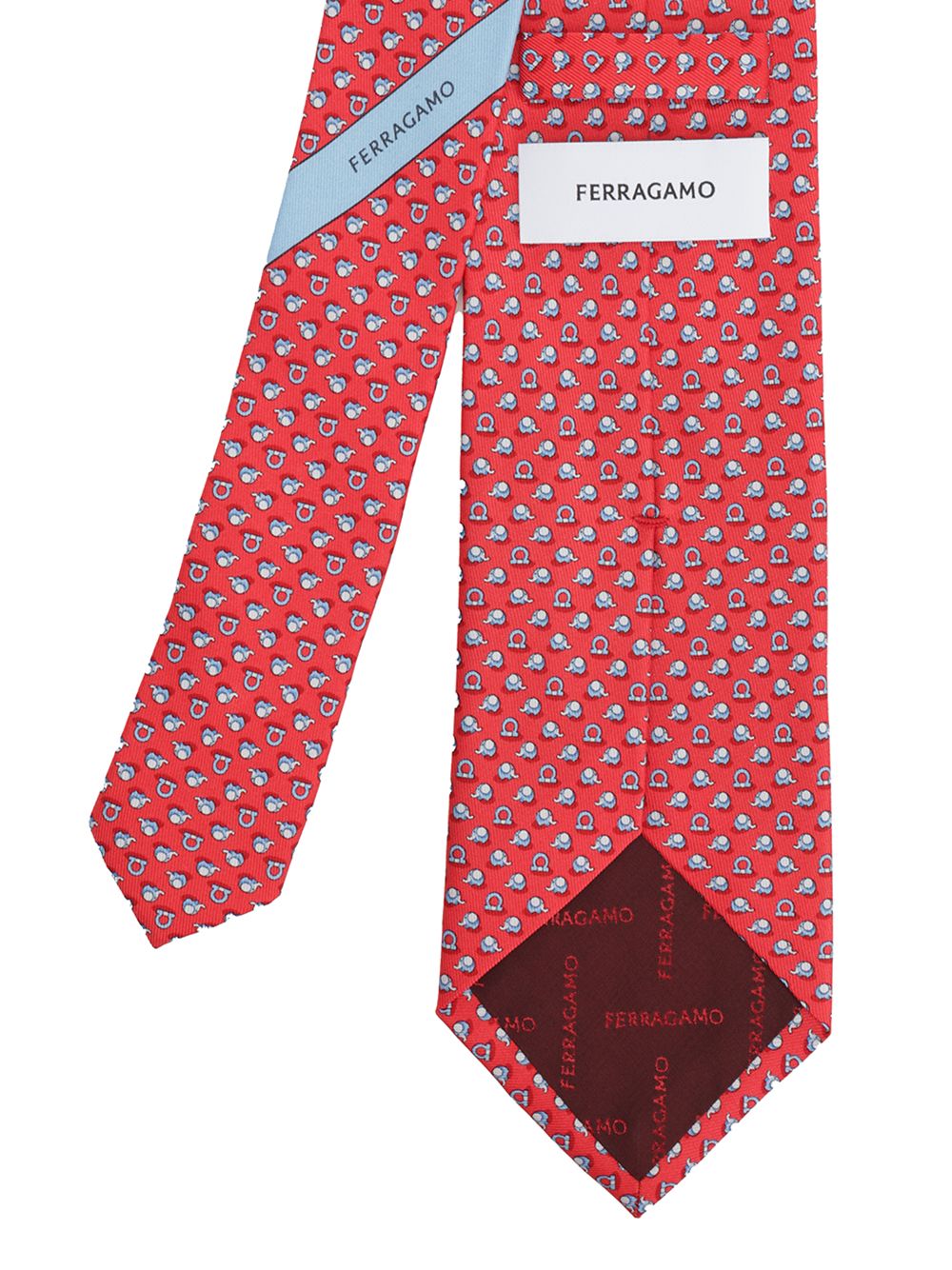 Ferragamo Silk Tie Ties And Bow Ties - Red | fb4d9cfbbfffdf3f61a150d4933668acaeb74e78