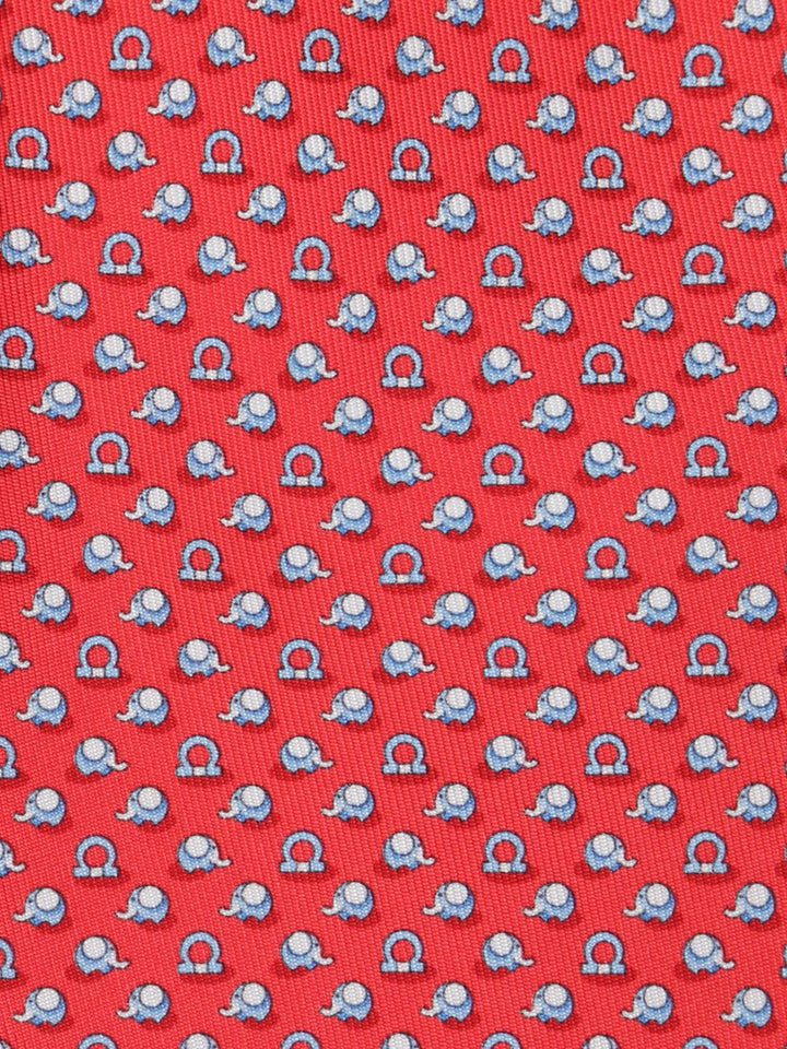 Ferragamo Silk Tie Ties And Bow Ties - Red | 0f8e6410ab8e2bd726287ae825004f7da3fbfb57