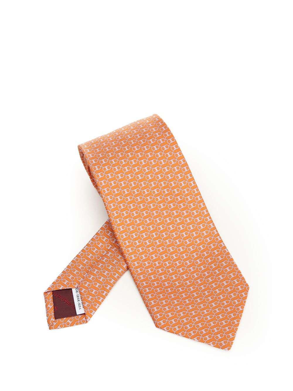 Ferragamo Silk Tie Ties And Bow Ties - Orange | e7f21923f3f8b746f8e6061bb4b877c640261f4f