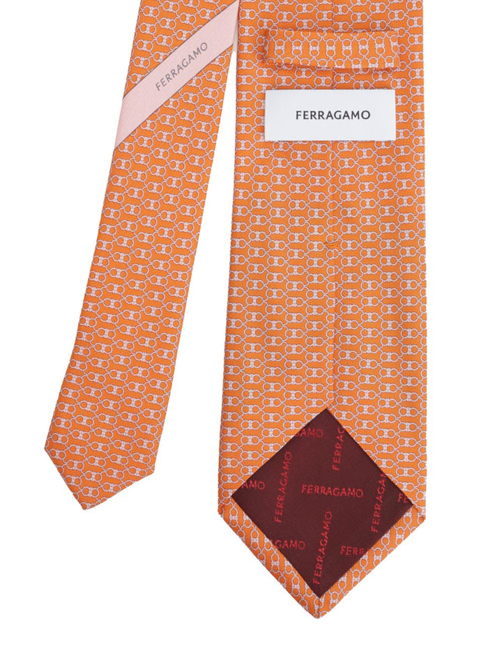Ferragamo Silk Tie Ties And Bow Ties - Orange | e3d3bddaded027dafe4f7652a1bcc1c03882ec6e