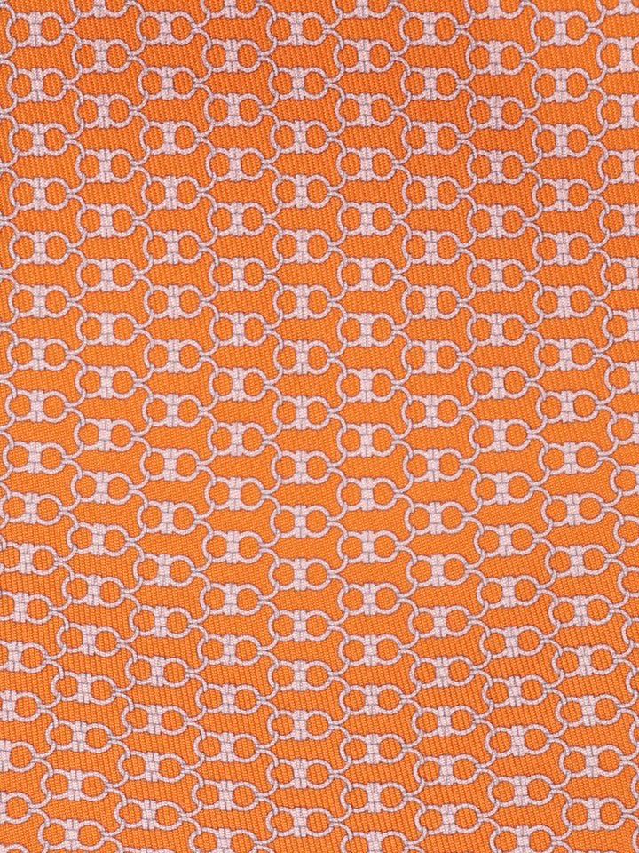 Ferragamo Silk Tie Ties And Bow Ties - Orange | 3d8a6b38f5cc6e283827d1a78c981a29305e9582