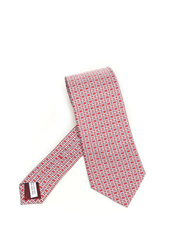 Ferragamo Silk Tie Ties And Bow Ties - Red | 41ee9155f07994cff6959ac1dd035efccdb7604f