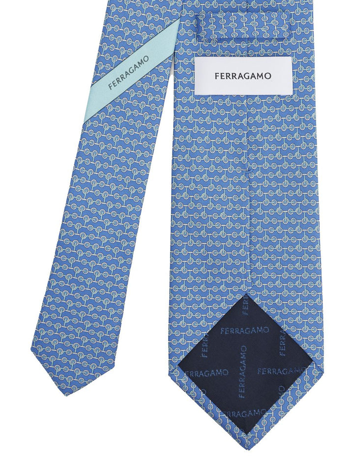 Ferragamo Silk Tie Ties And Bow Ties - Light blue | ba5e4165c780a10a3faceb75b79df3e822e5e078