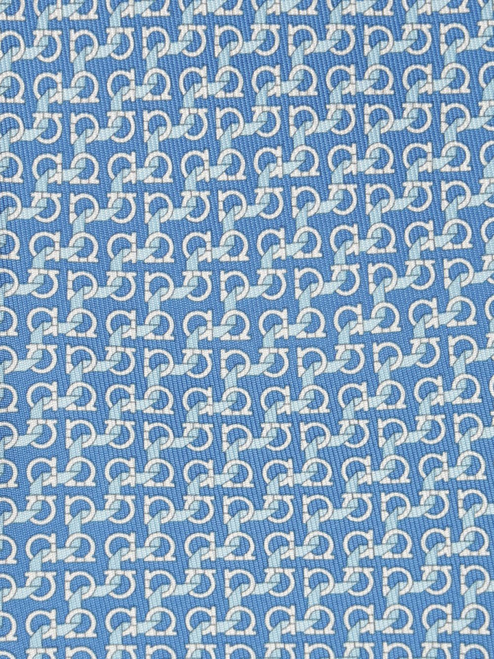 Ferragamo Silk Tie Ties And Bow Ties - Light blue | b4c3ee9a26c5fc3263331caa1ff41d6cefa73117