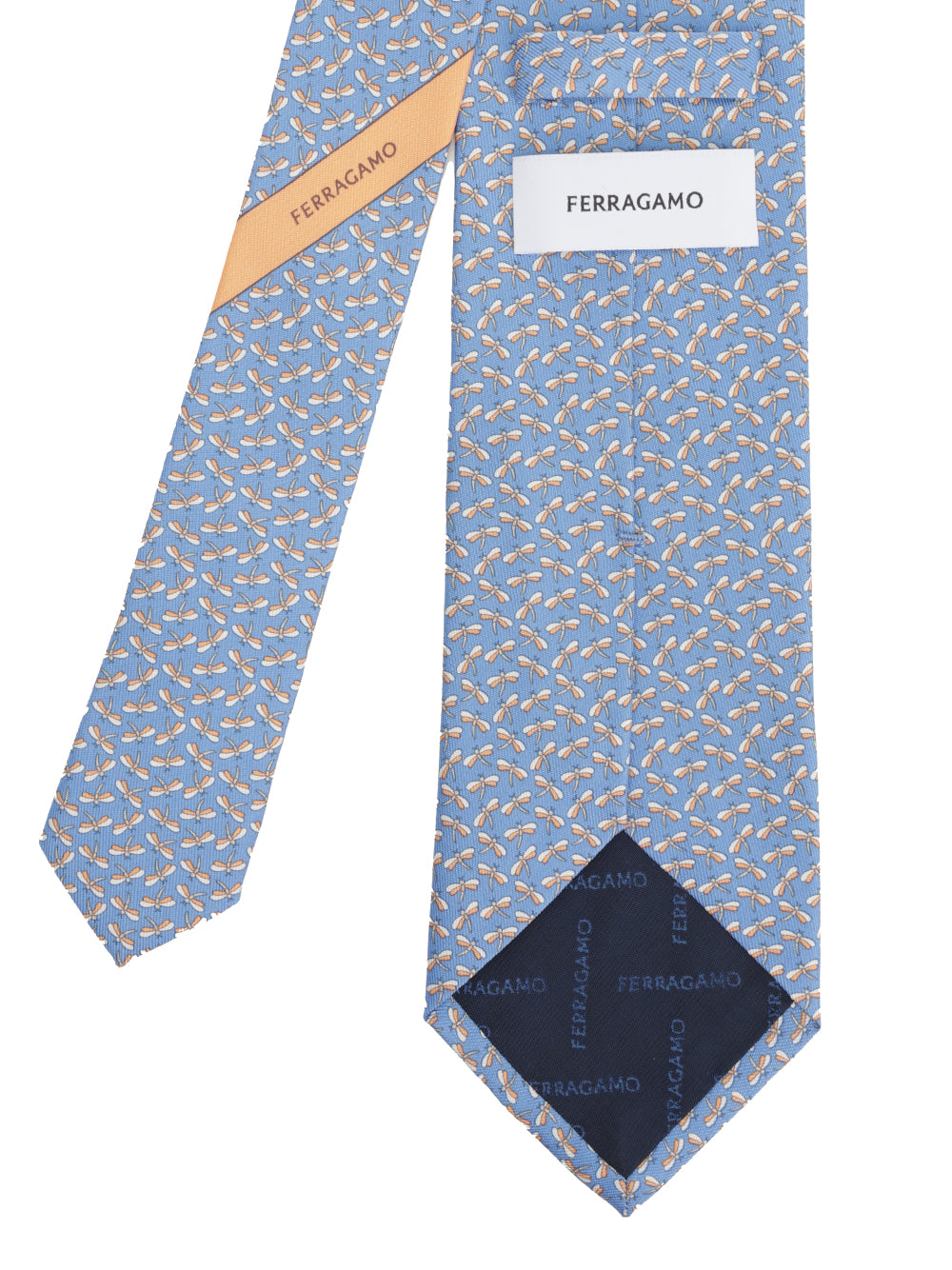 Ferragamo Silk Tie Ties And Bow Ties - Light blue | 46286b6794dbdde2248f24971adf5230b05553af
