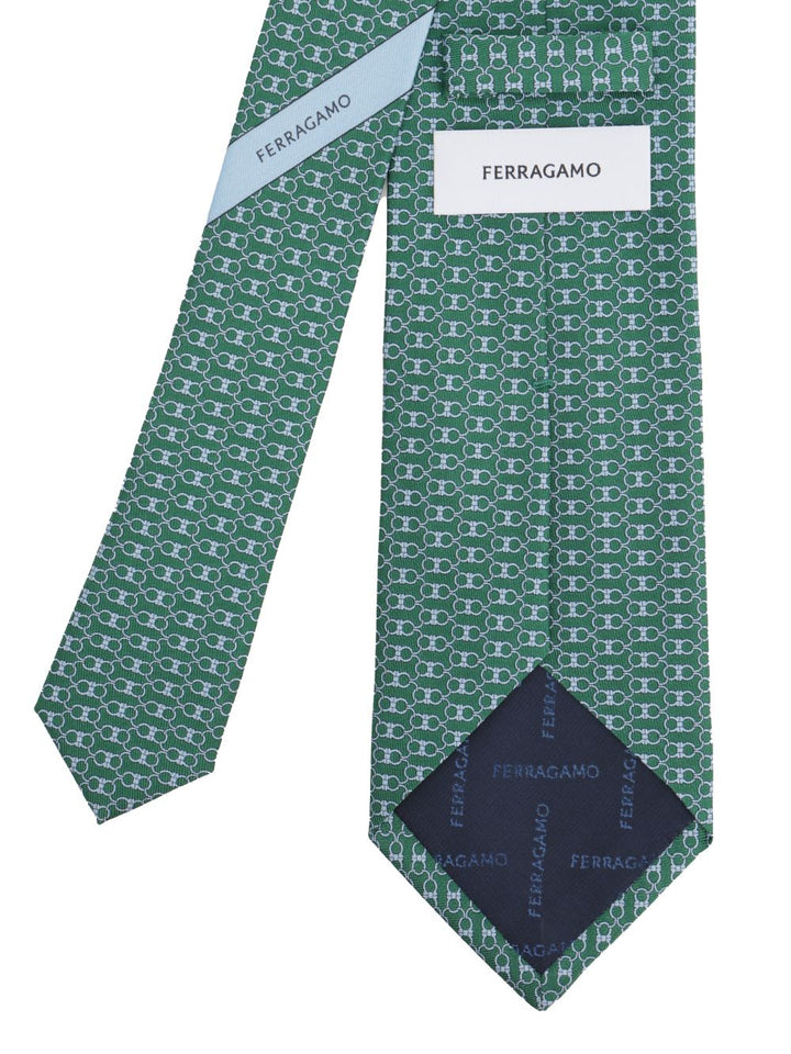 Ferragamo Silk Tie Ties And Bow Ties - Green | a9e604cb17043ead00f2cdda7290947233ab6da5