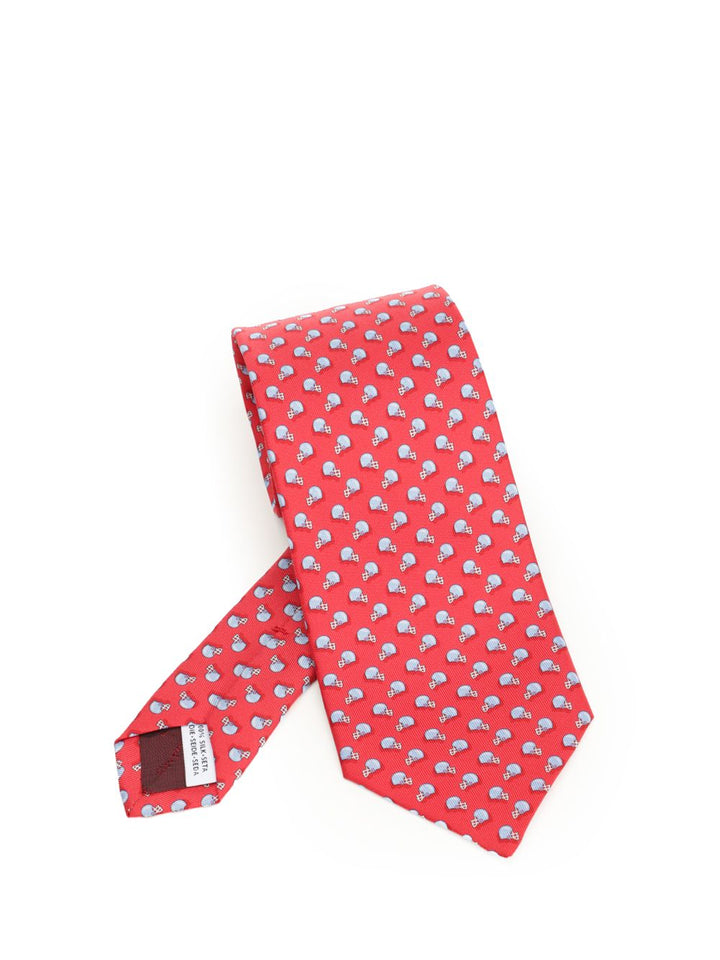 Ferragamo Silk Tie Ties And Bow Ties - Red | adcd3ef10a4775067855c051af34161787e872a9