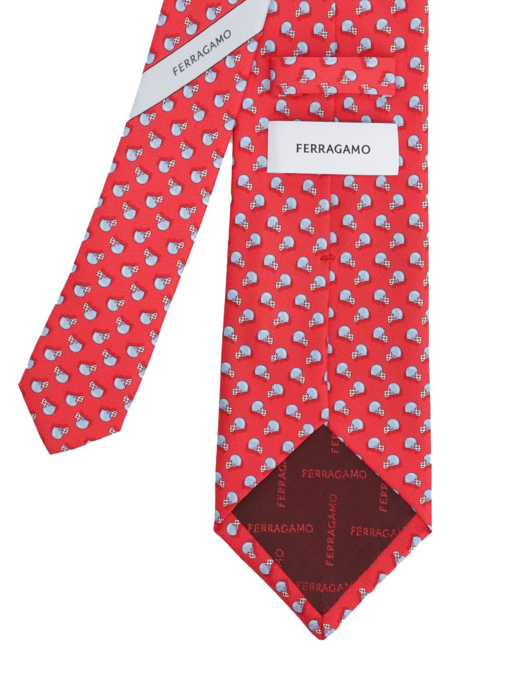 Ferragamo Silk Tie Ties And Bow Ties - Red | cb2790725a47d6d4da54fbca0999ea1104a7a2a8