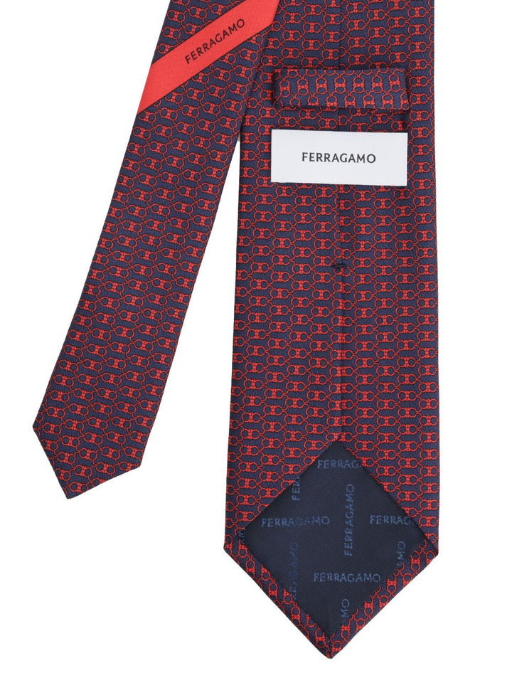 Ferragamo Silk Tie Ties And Bow Ties - Blue | 2b3f8a45971f15d24224fbb039a780474ccddfc1