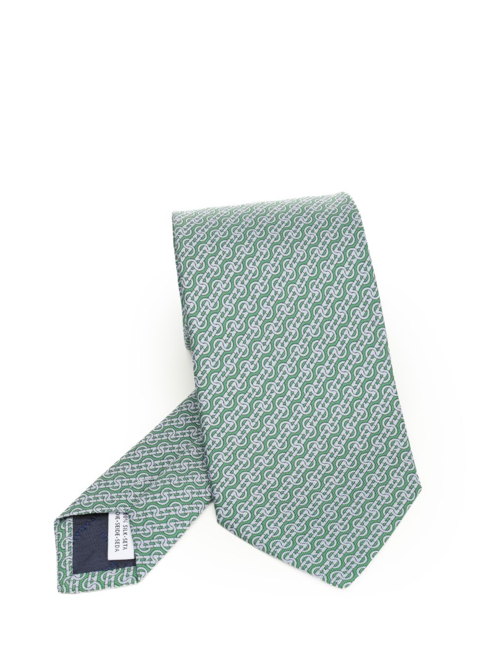 Ferragamo Silk Tie Ties And Bow Ties - Green | c822d8b25f4658b09c8ecc9eebdf8ddb2ef08a2a