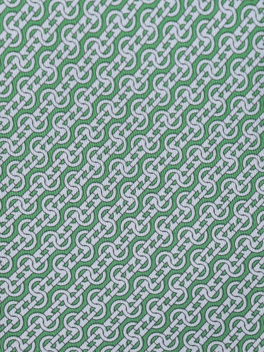 Ferragamo Silk Tie Ties And Bow Ties - Green | 9cb486eaddc82864493eb4a767cf60efeaafb81b